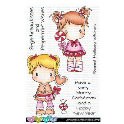 C.C. Designs Clear Stamps - Christmas Swiss Pixie